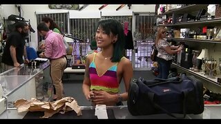 Alasti dilettante on saada shlong